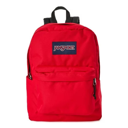 JanSport Unisex SuperBreak Backpack School Bag Red Tape | Walmart (US)