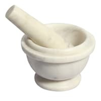 BISTRO MARBLE MORTAR/PESTLE | At Home