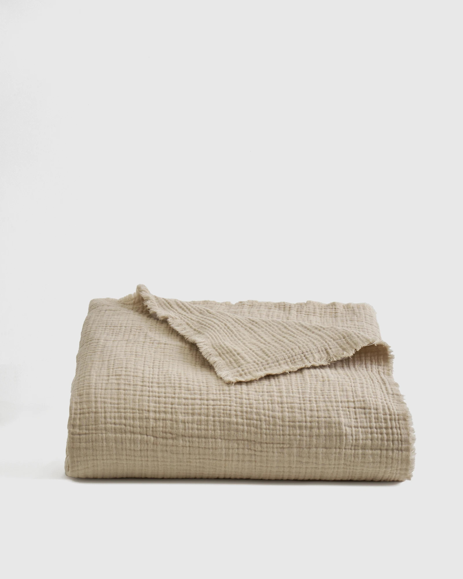 Organic Airy Gauze Throw | Quince