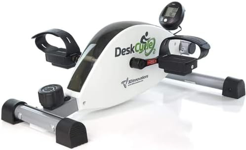 DeskCycle 2 Under Desk Bike Pedal Exerciser with Adjustable Leg - Mini Exercise Bike Desk Cycle, Leg | Amazon (US)