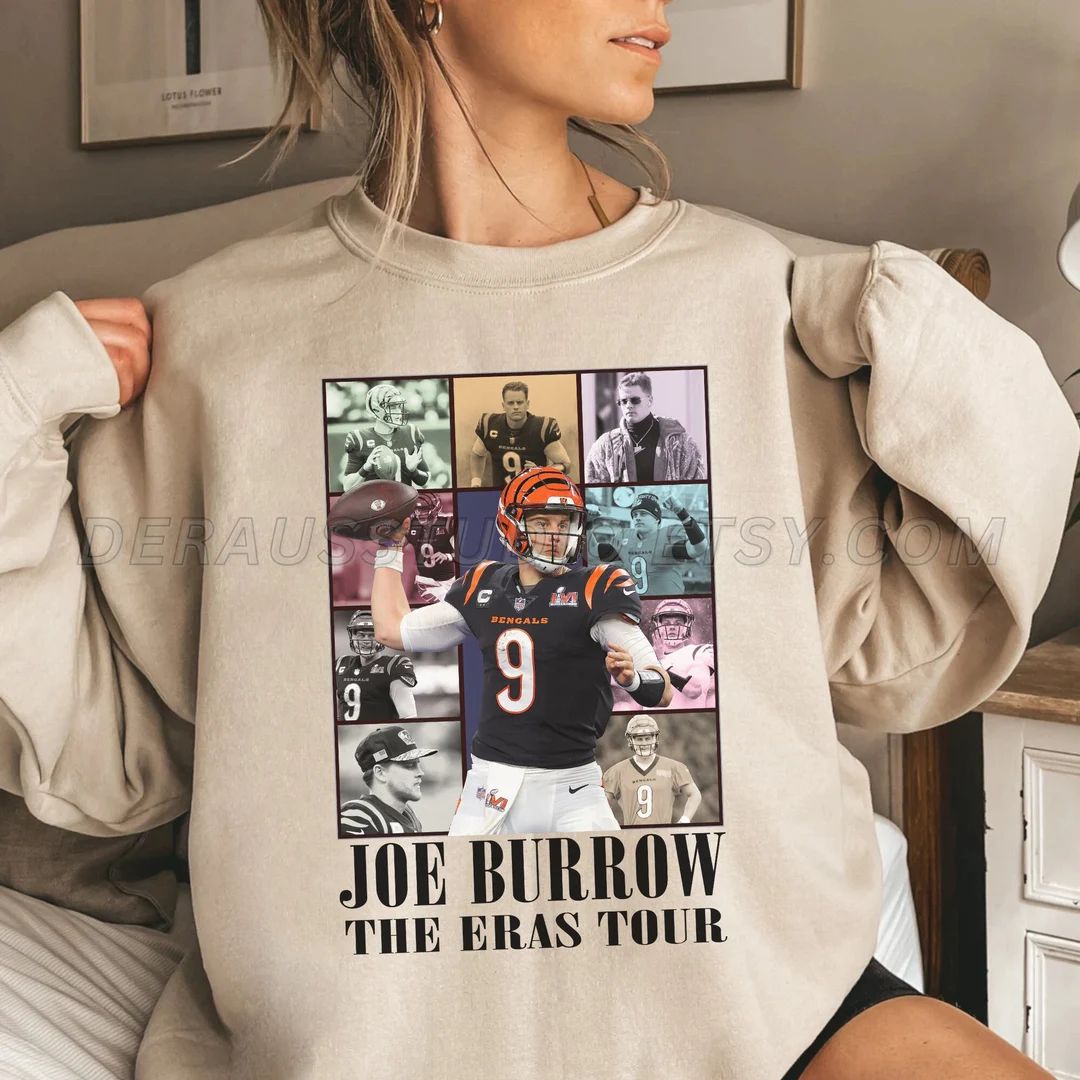 Joe Burrow the Eras Tour Shirt Joe Burrow Joe Burrow Shirt - Etsy | Etsy (US)