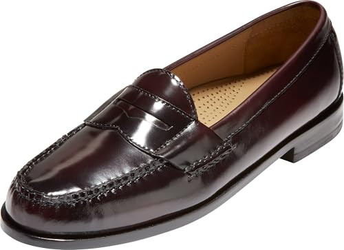 Cole Haan Men's Pinch Penny Loafer, Burgundy, 8.5 US | Amazon (US)