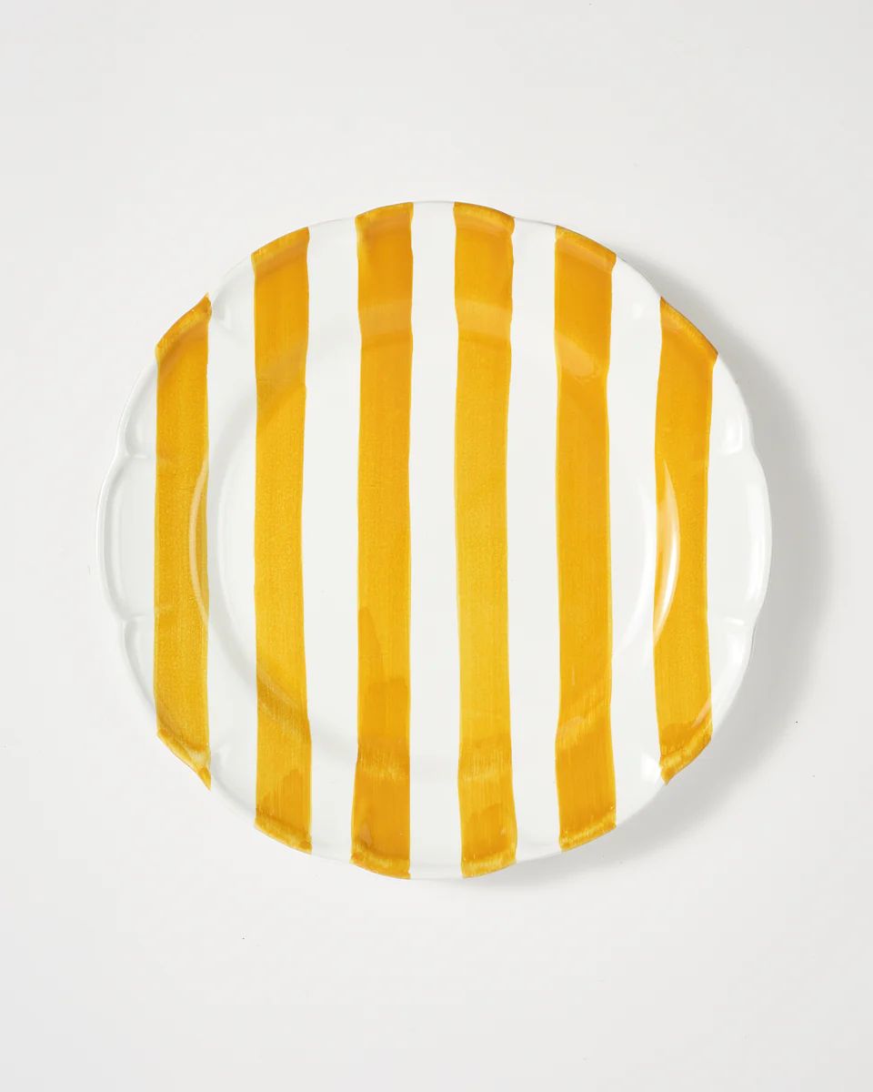 Righe Plate Yellow | Cabana Magazine