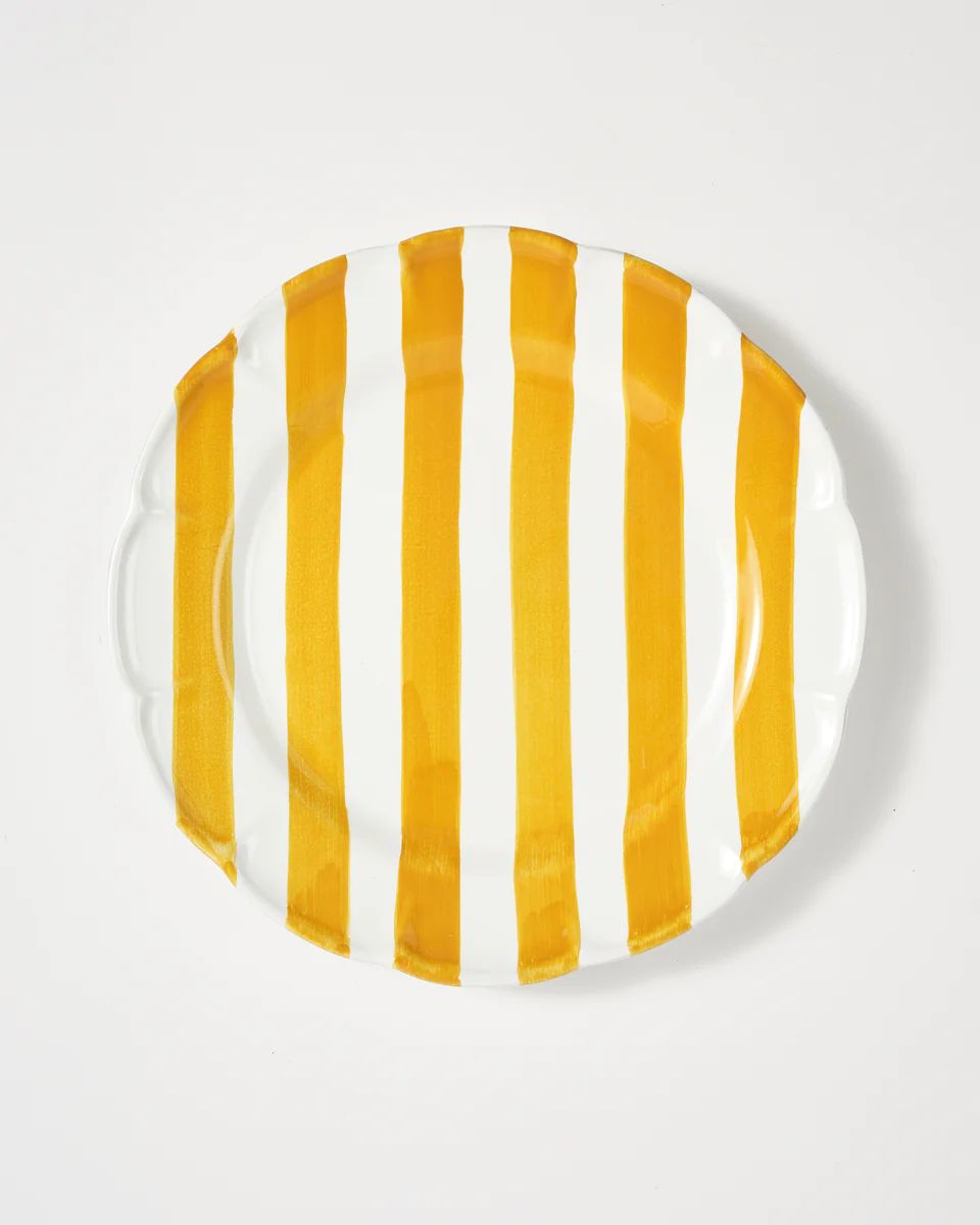 Righe Plate Yellow | Cabana Magazine