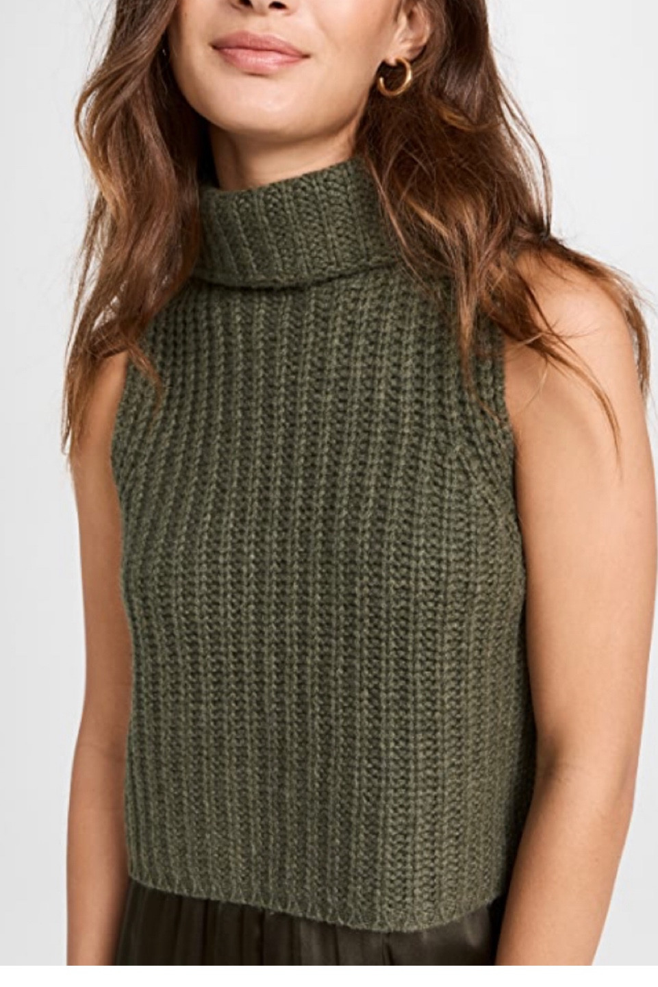 Knit vest for fall. I love this army green shade 

#LTKtravel #LTKSeasonal #LTKstyletip
