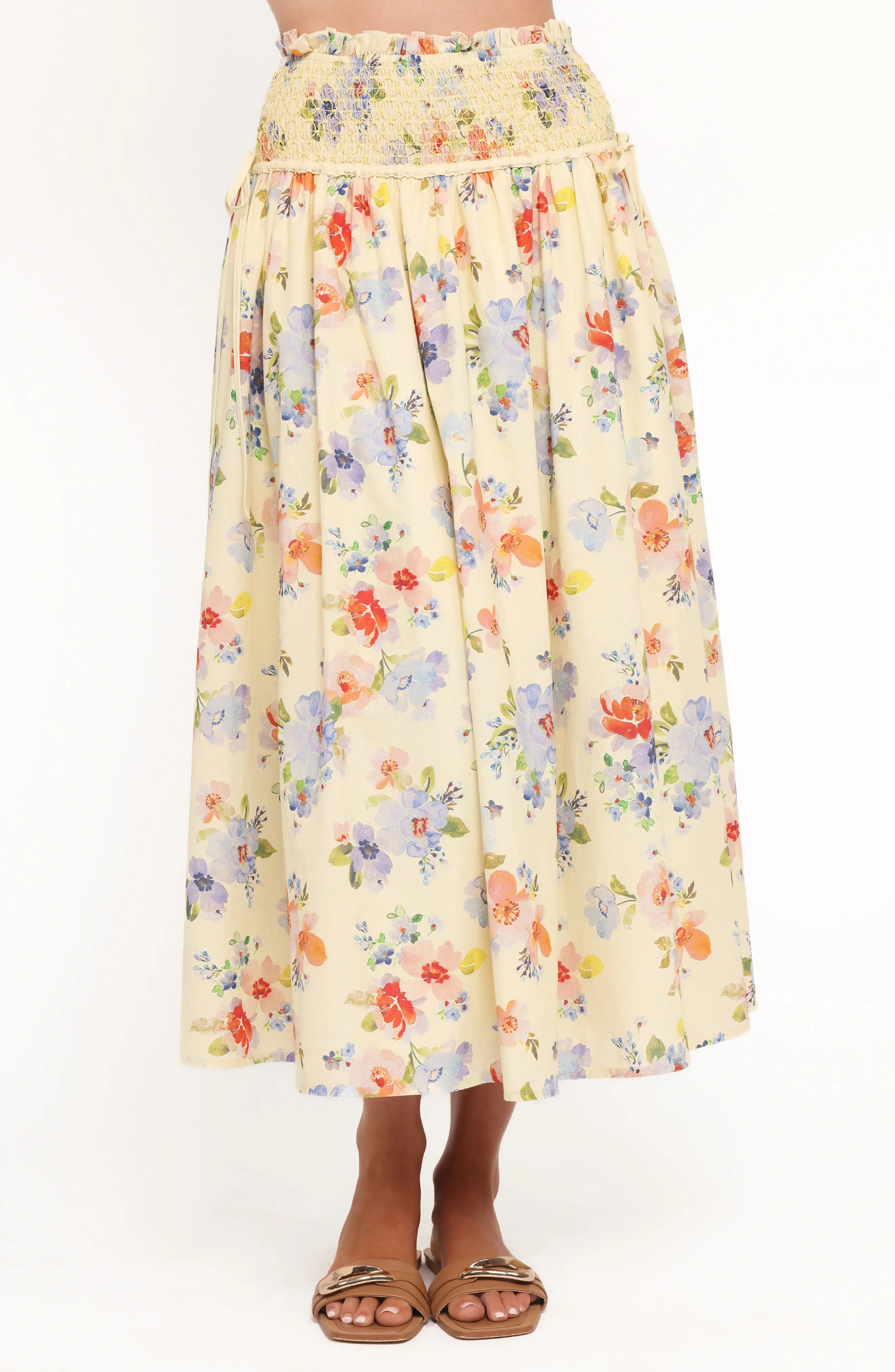 Saskia Floral Print Maxi Skirt (Women) | Nordstrom | Nordstrom
