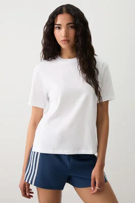 Boxy Crew Neck T-Shirt | Ardene