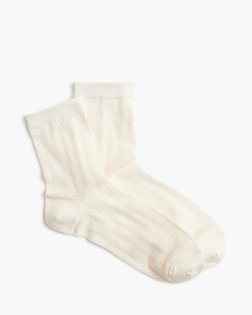 Heart lace trouser socks | J.Crew Factory