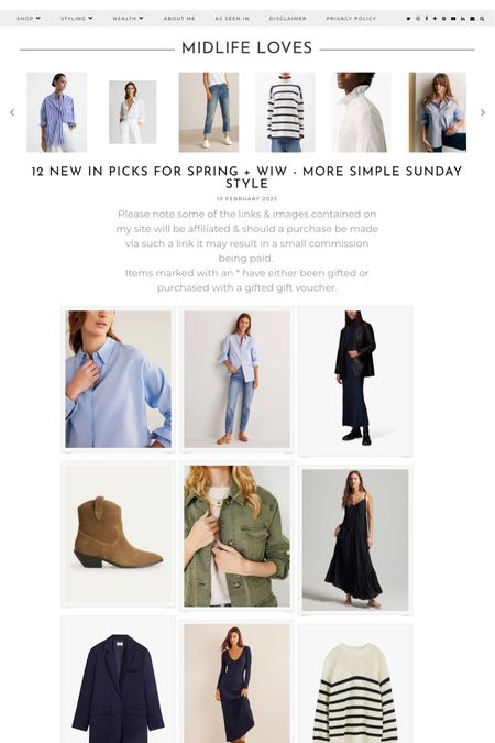 12 new in picks + WIW & where to shop the look http://ow.ly/GiN850MWoRo #fashion #style #mymidlifiefashion #midlifefashion #midlifestyle #springfashion #springstyle #springlooks #whattowear #styleover40 #fashionover40 #over40style #over40fashion #highstreetstyle #highstreetfashion 

#LTKstyletip #LTKSeasonal #LTKeurope