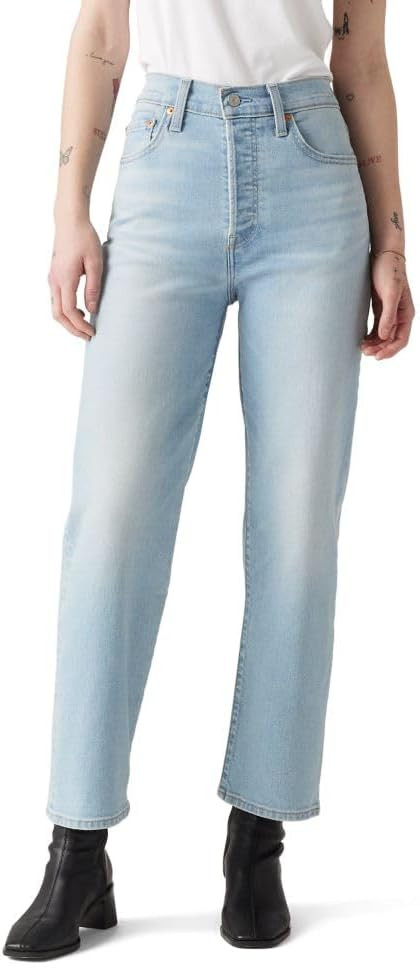 Levi's Women's Ribcage Straight Ankle Jeans | Amazon (US)
