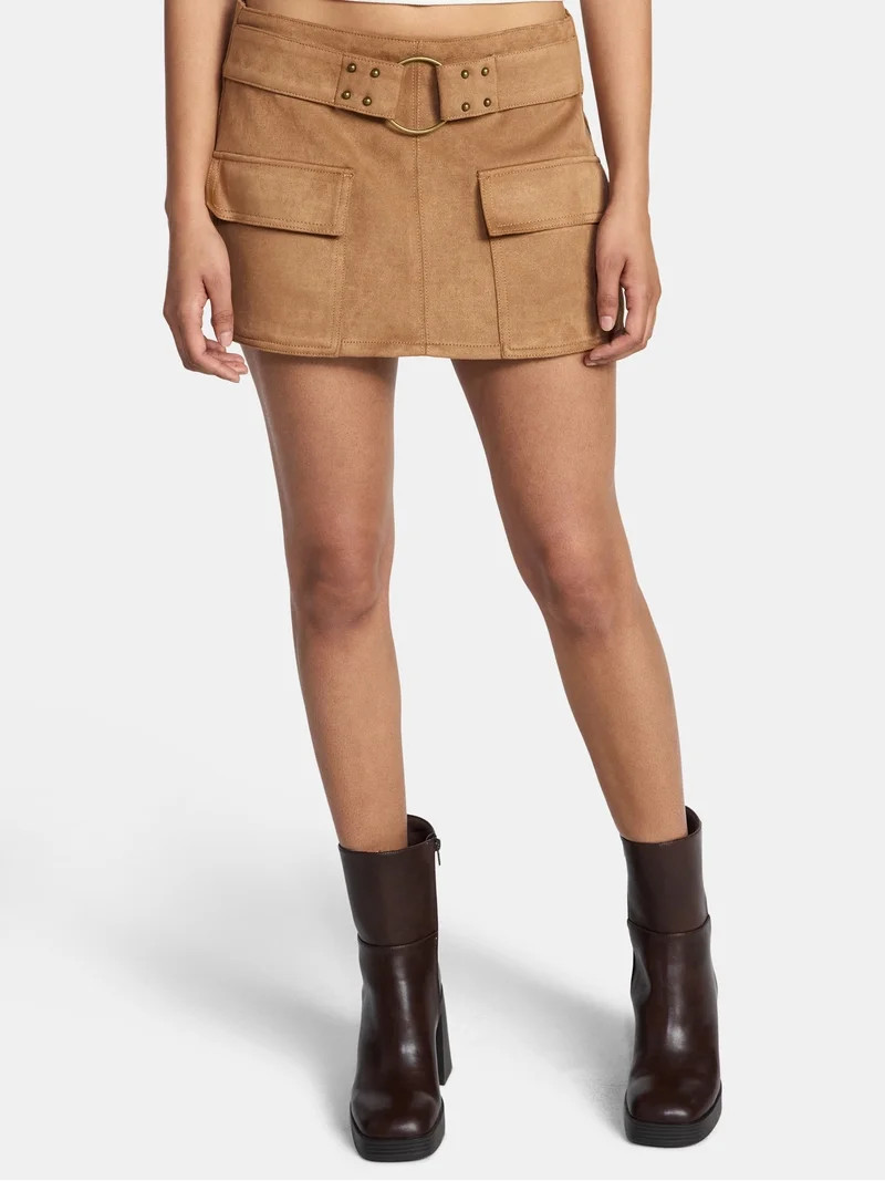 Madden NYC Women's Buckle Skort, Sizes XXS-XXL | Walmart (US)
