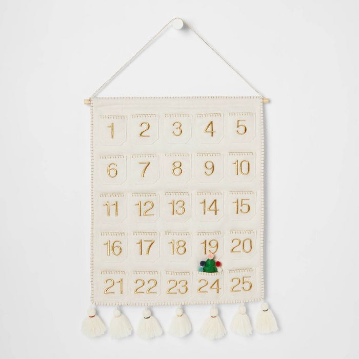 Fabric Christmas Countdown Calendar with Pockets - Opalhouse™ | Target