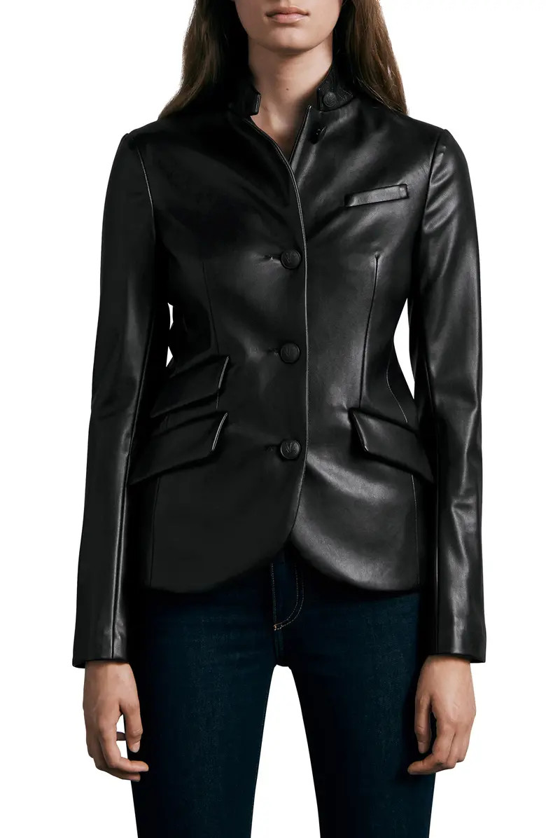 Slade Faux Leather Blazer | Nordstrom