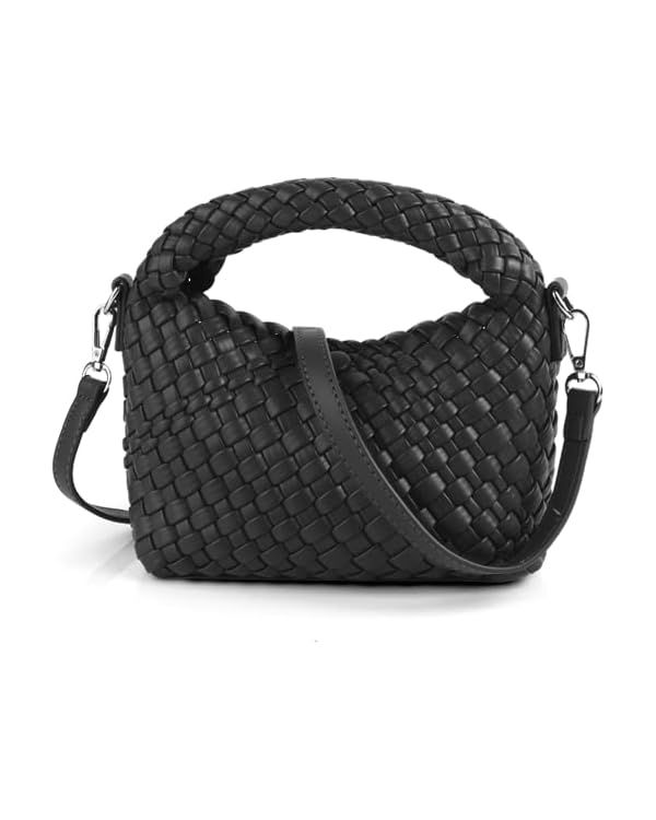 Woven Tote Small Handbag, Woven Crossbody bag for Women, Small Weave Purse Top Handle Shoulder Ba... | Amazon (US)