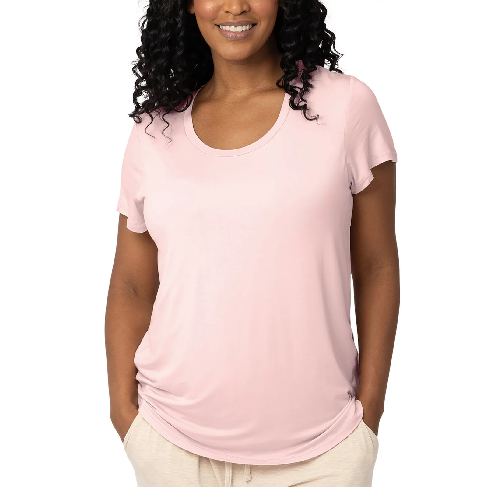 Womens Kindred Bravely Everyday Maternity & Nursing T-shirt, Women's, Size: 1XL, Pink | Kohl's