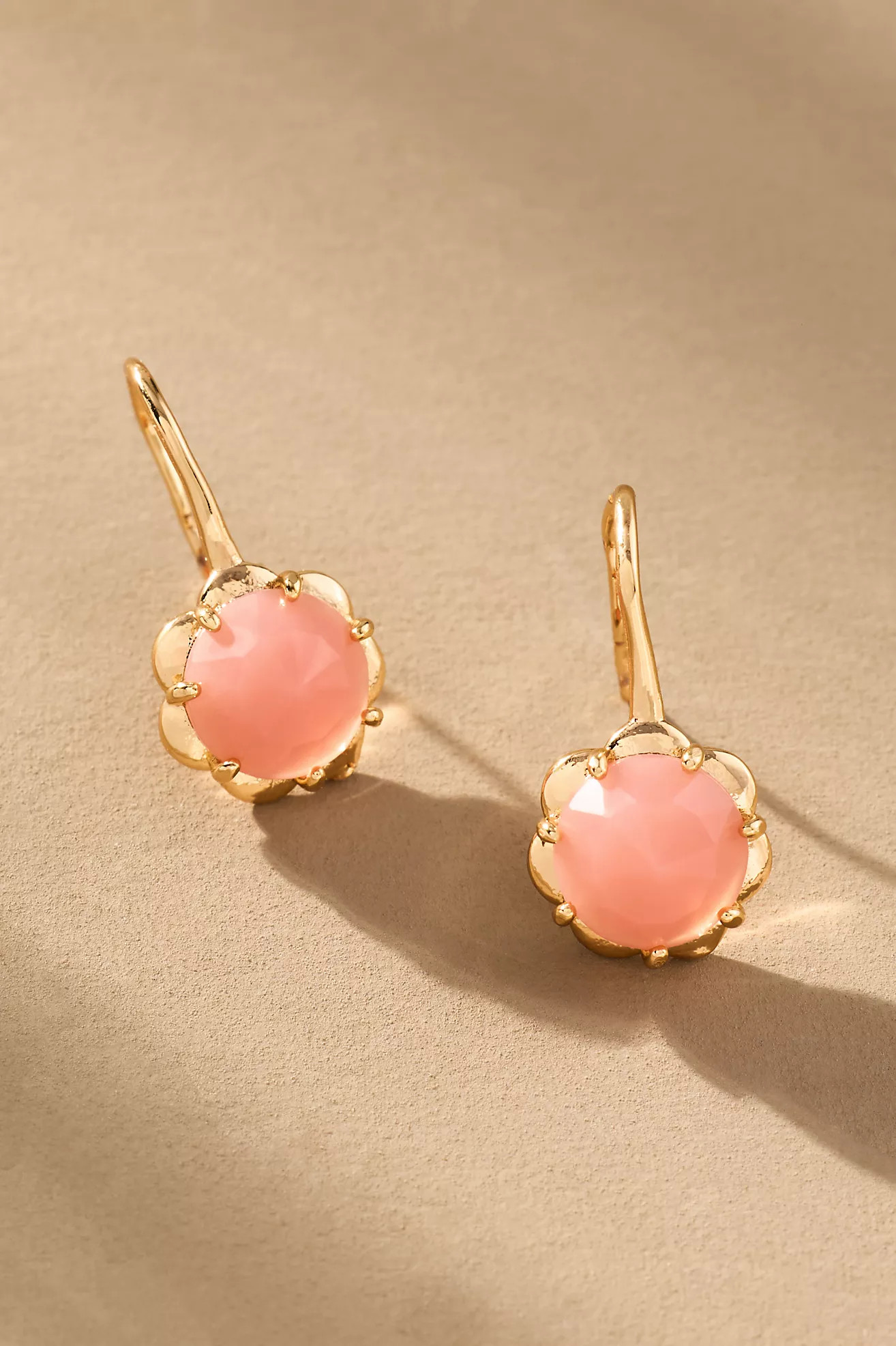 Stone Fishhook Drop Earrings | Anthropologie (US)