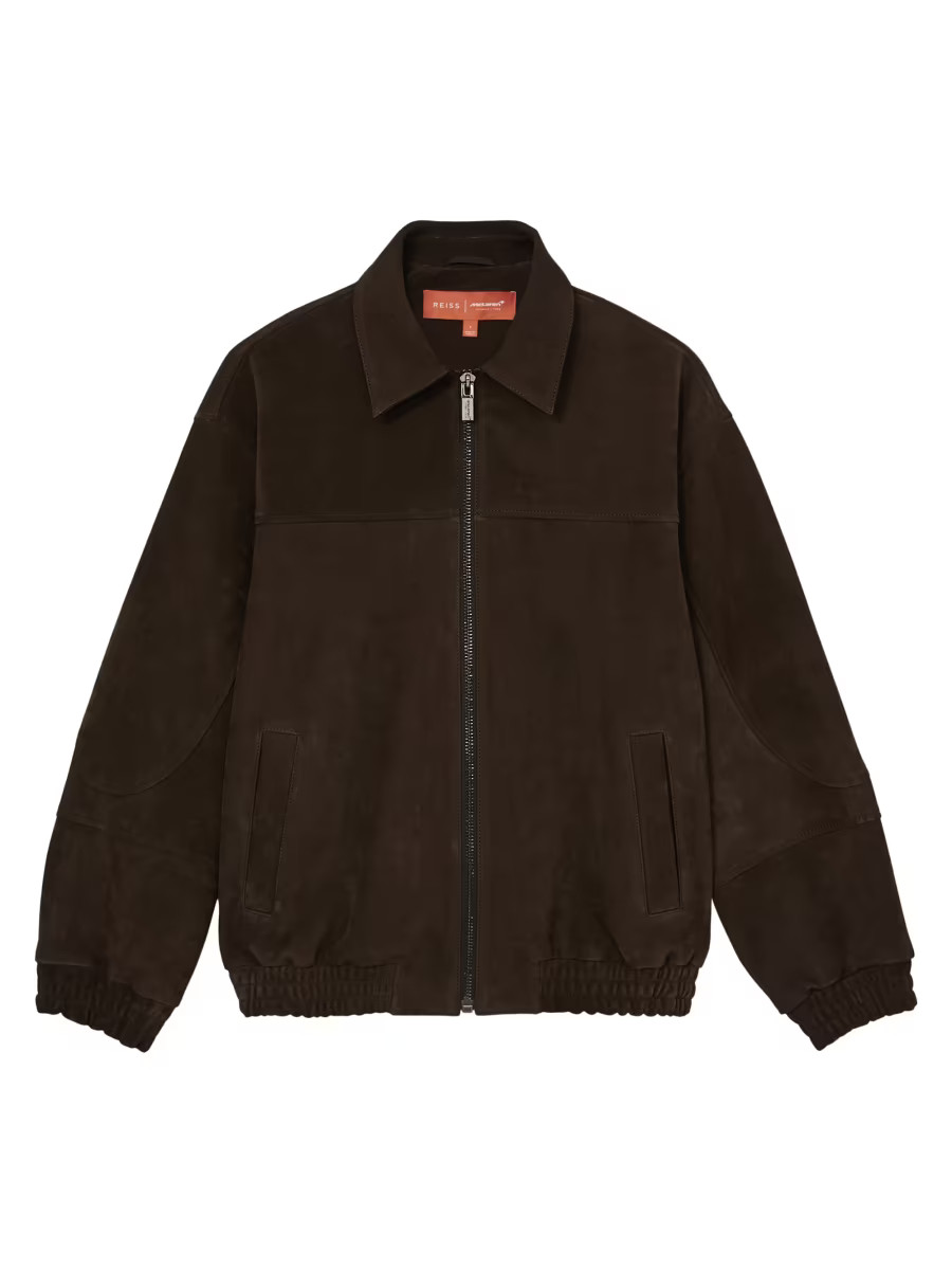 Rally Oversized Suede Jacket | Saks Fifth Avenue