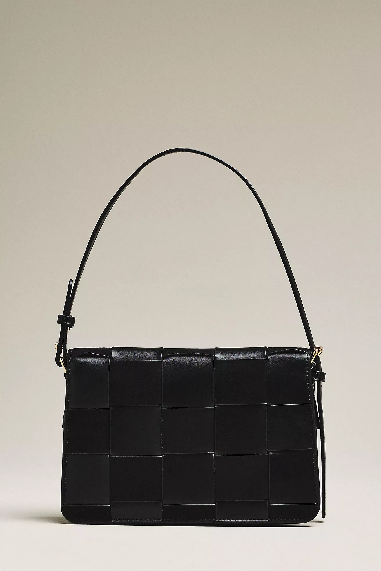 Faux-Suede Woven Shoulder Bag | Anthropologie (US)