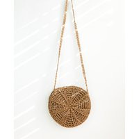 Straw Crossbody Bag, Circle Round Crossbody Bag, Round Straw Bag, Straw Bag, Round Straw Crossbody Handbag, Straw Bags, Coachella Purse | Etsy (US)