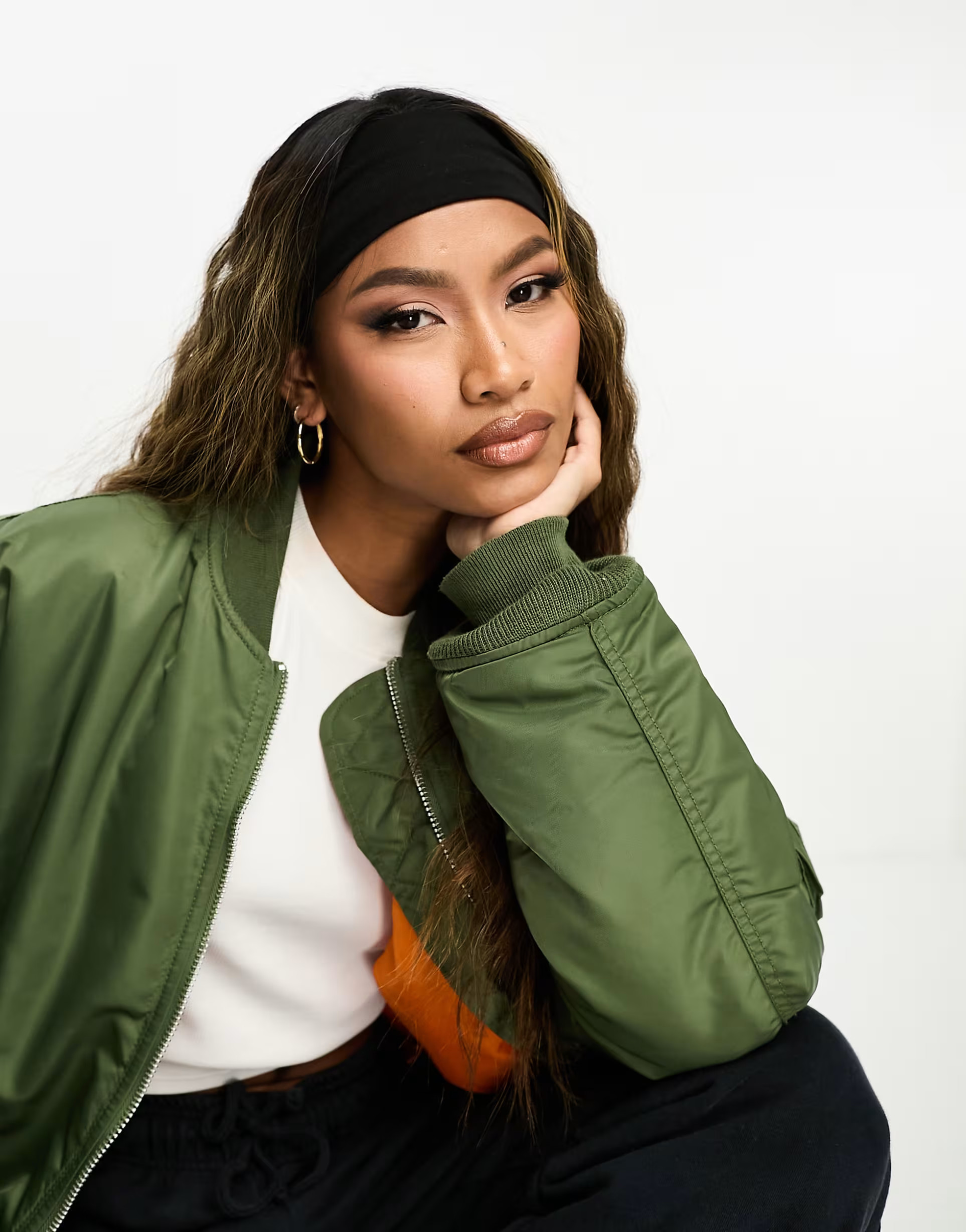 DesignB London wide jersey headband in black | ASOS (Global)