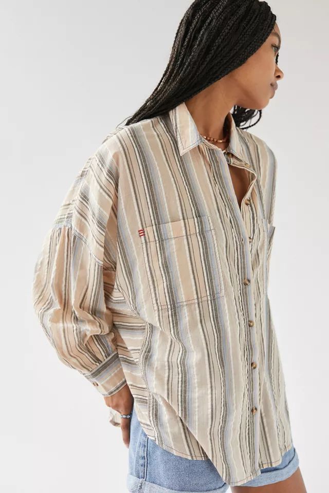 BDG Bell Button-Down Shirt | Urban Outfitters (US and RoW)