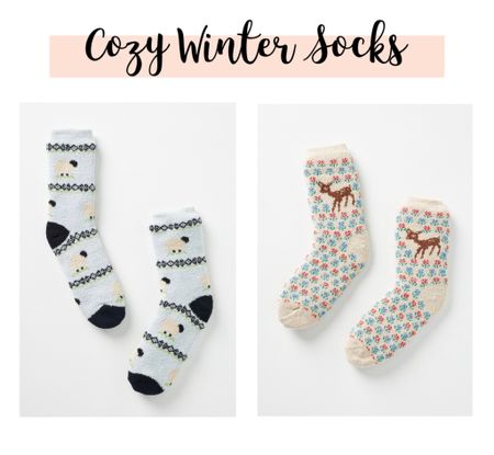 Time to get cozy! I found some of the cutest fluffy socks that are $20! Christmas is just around the corner can you believe it?! Time to start gift shopping, and these make the perfect little gift or stocking stuffer! I love the little sheep and deer graphics on this! 

#LTKHoliday #LTKunder50 #LTKGiftGuide