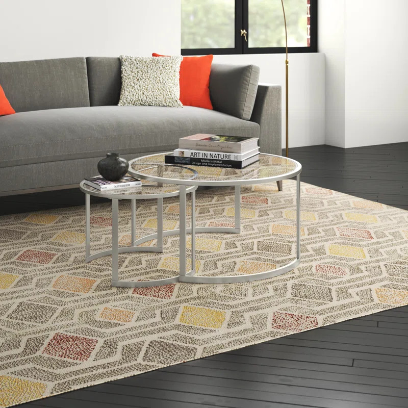 Ivalee Extendable Sled 2 Nesting Coffee Table | Wayfair North America