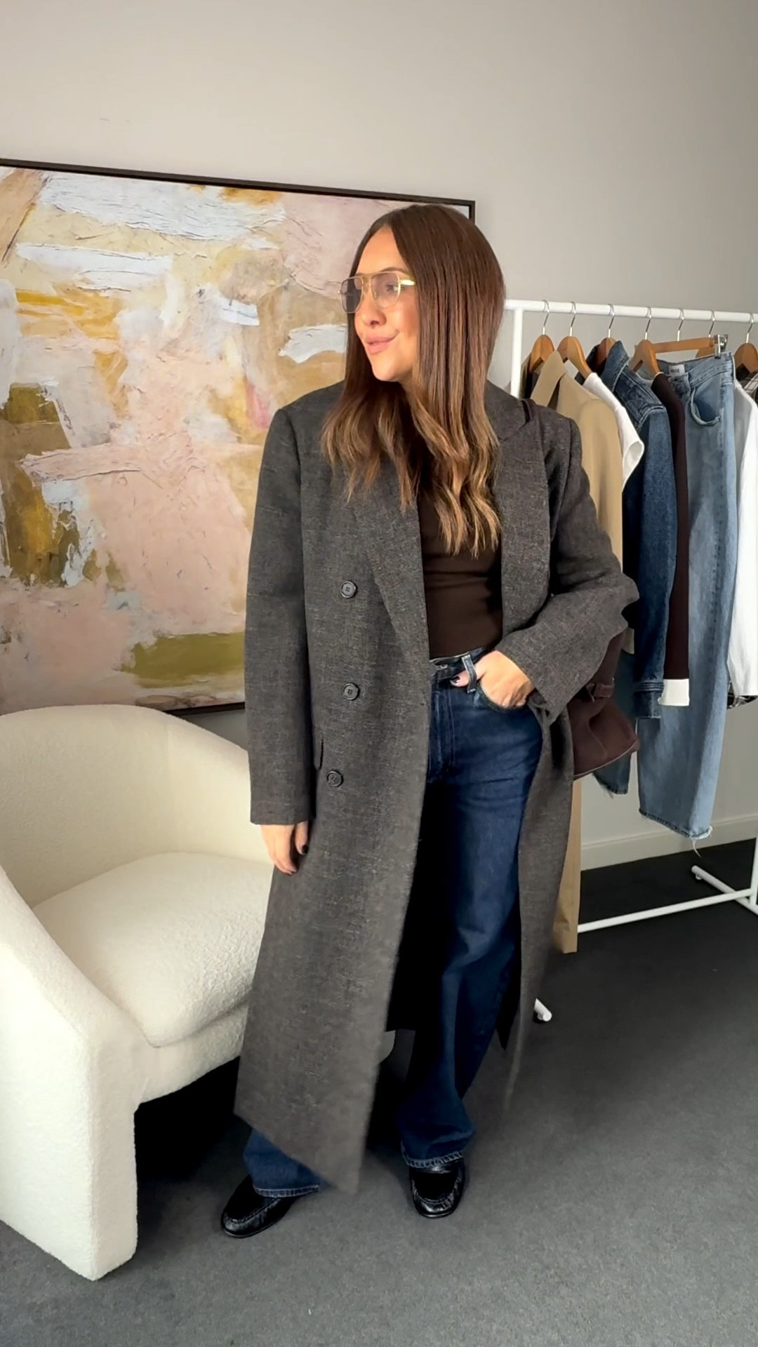 We are obsessed with a long coat here at Curate & Style 👌🏼

Jeans: Agolde 
Top: Henne
Coat: Zara
Glasses: Elsa Johnsonn
Shoes: Alias Mae
Tote Bag: Flattered 

#LTKaustralia #LTKautumn #LTKstyletip