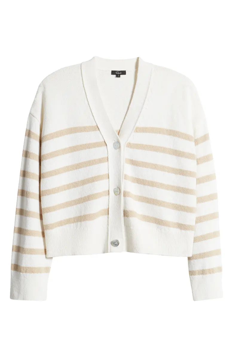 Geneva Stripe Cotton Blend Cardigan | Nordstrom