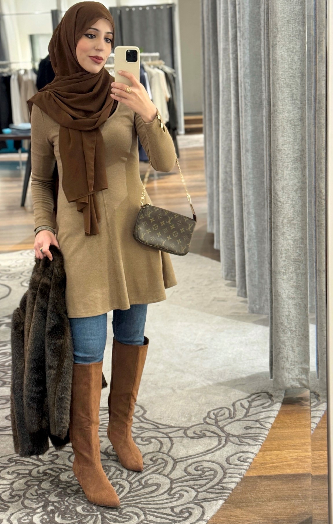 Comfy winter modest fit 🐻