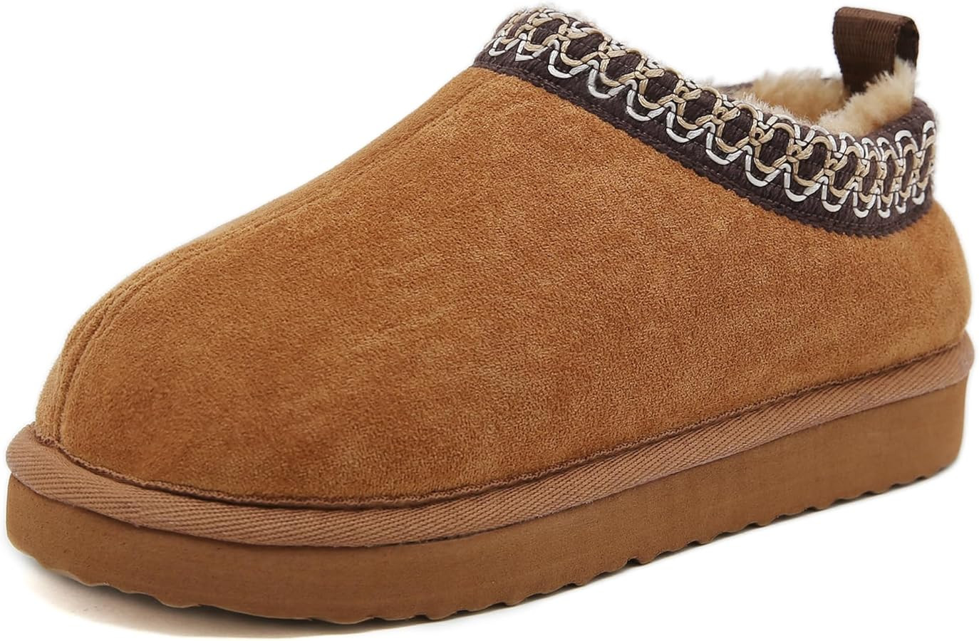 SMajong Kids Slippers Plush Warm Girls Fuzzy House Slippers Boys Platform Slipper Slip-on Shoes W... | Amazon (US)