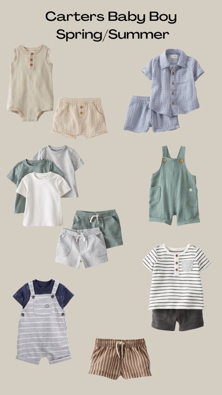 The cutest spring/summer baby boy clothes from Carters 

#LTKfamily #LTKkids #LTKbaby