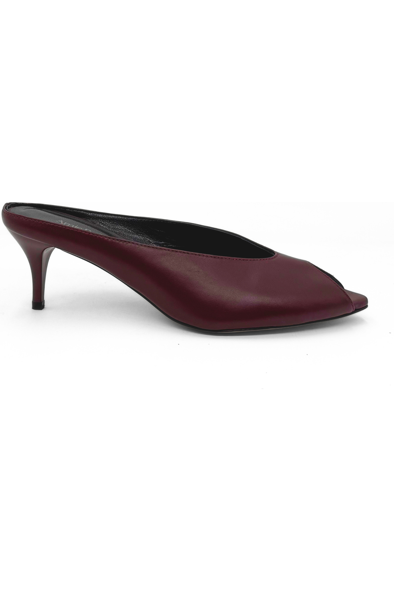 Amie Rafa Audrey II Peeptoe Leather Mule (Women) | Nordstrom | Nordstrom