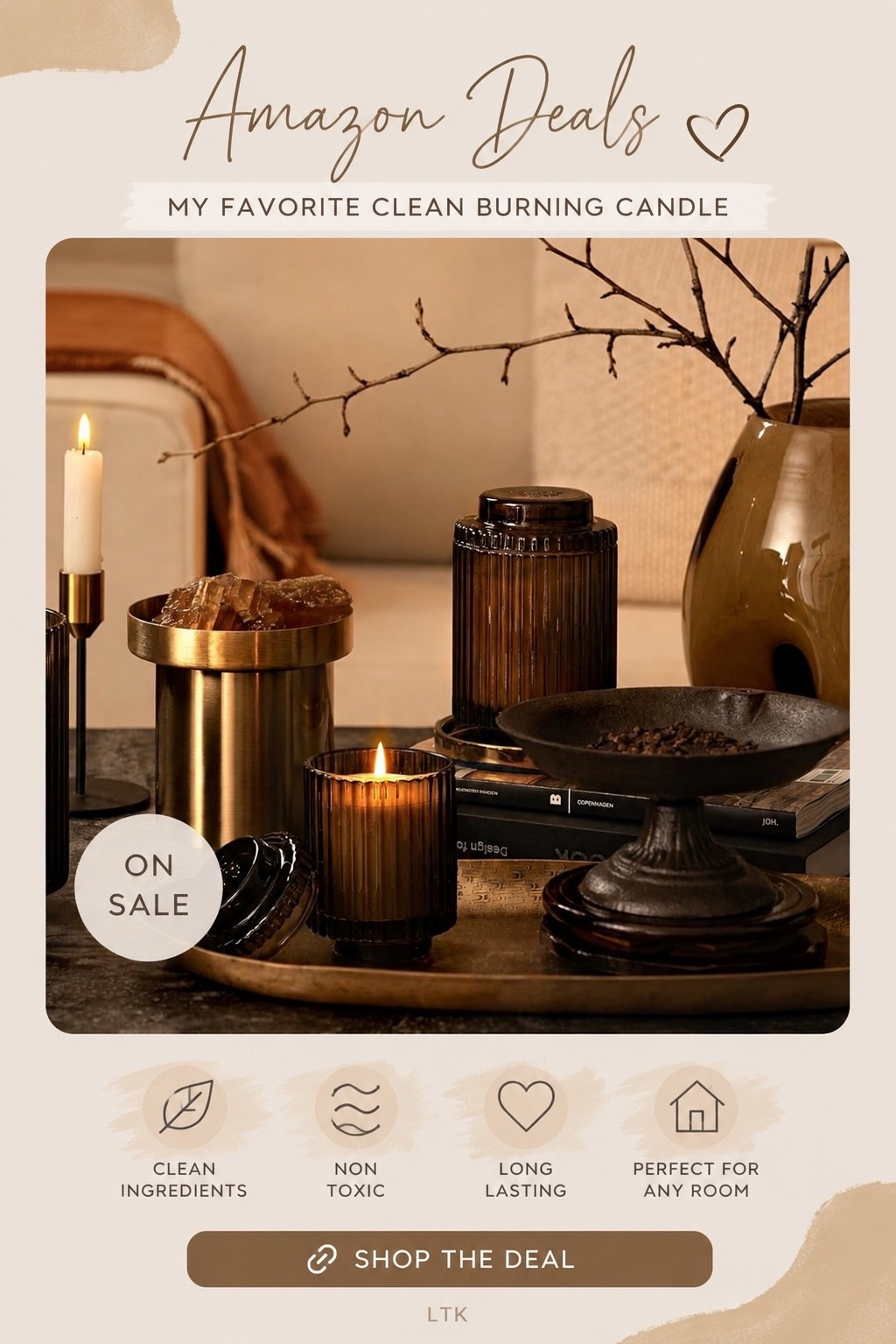 One of my favorite clean-burning candles is on Amazon deal right now! 🤍

If you’re looking for a candle that’s made with cleaner ingredients and fills your home with the most amazing scent, this is one I always recommend.

✨ Grab it while it’s on sale!

Comment CANDLE and I’ll send you the link, or shop it anytime in my LTK.

#LTKSaleAlert #LTKHome #LTKmomlife