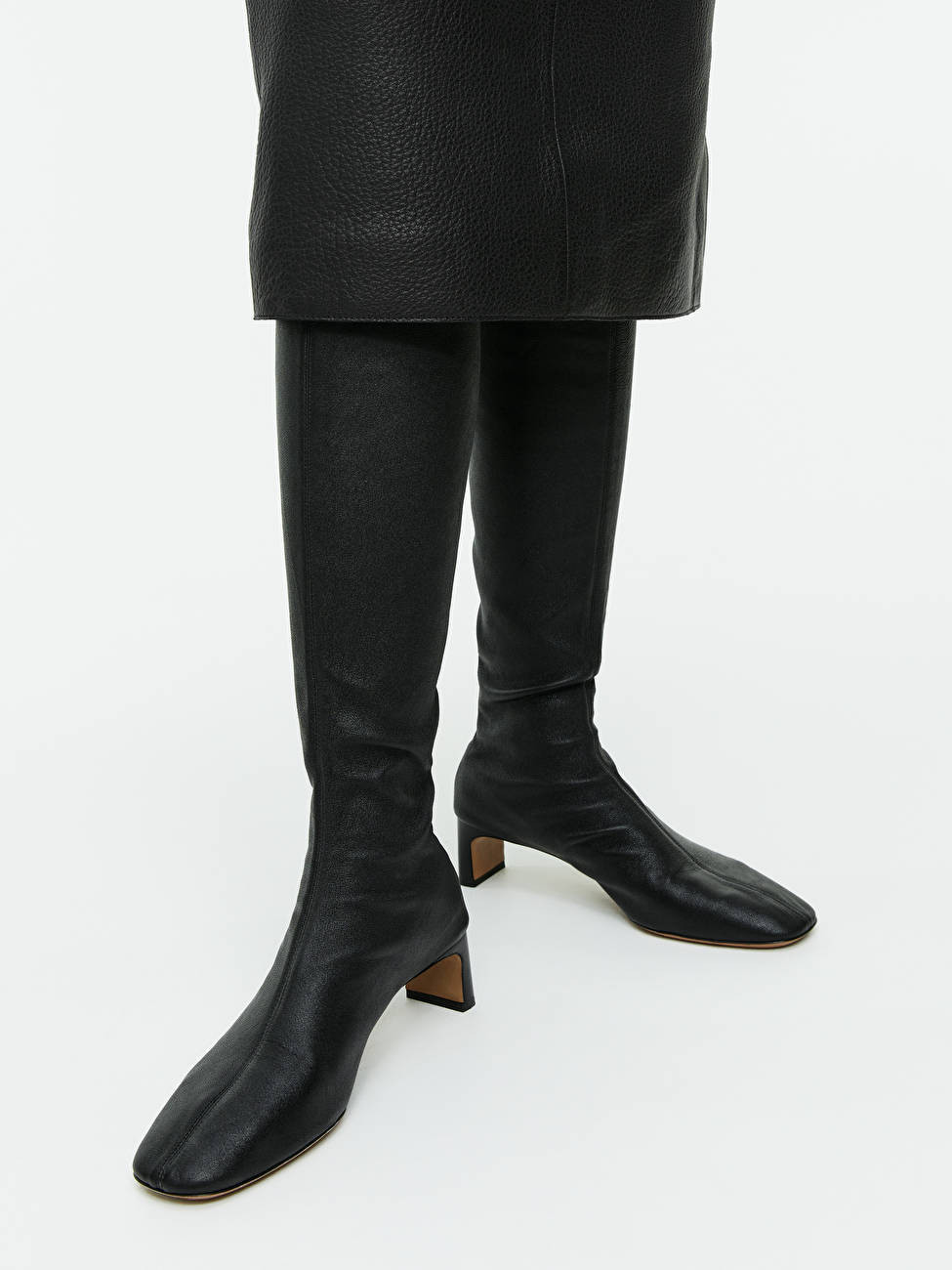 Stretch Leather Boots | ARKET (US&UK)