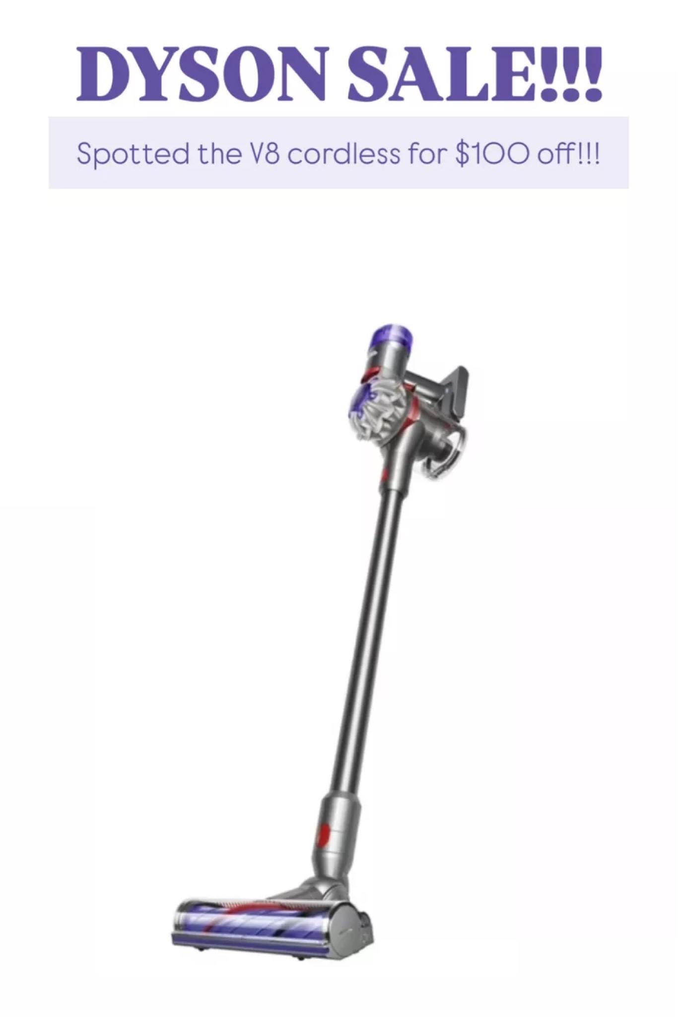 Dyson cordless vacuum on sale!!!

Dyson
Walmart
Sale alert

#LTKHome #LTKSaleAlert