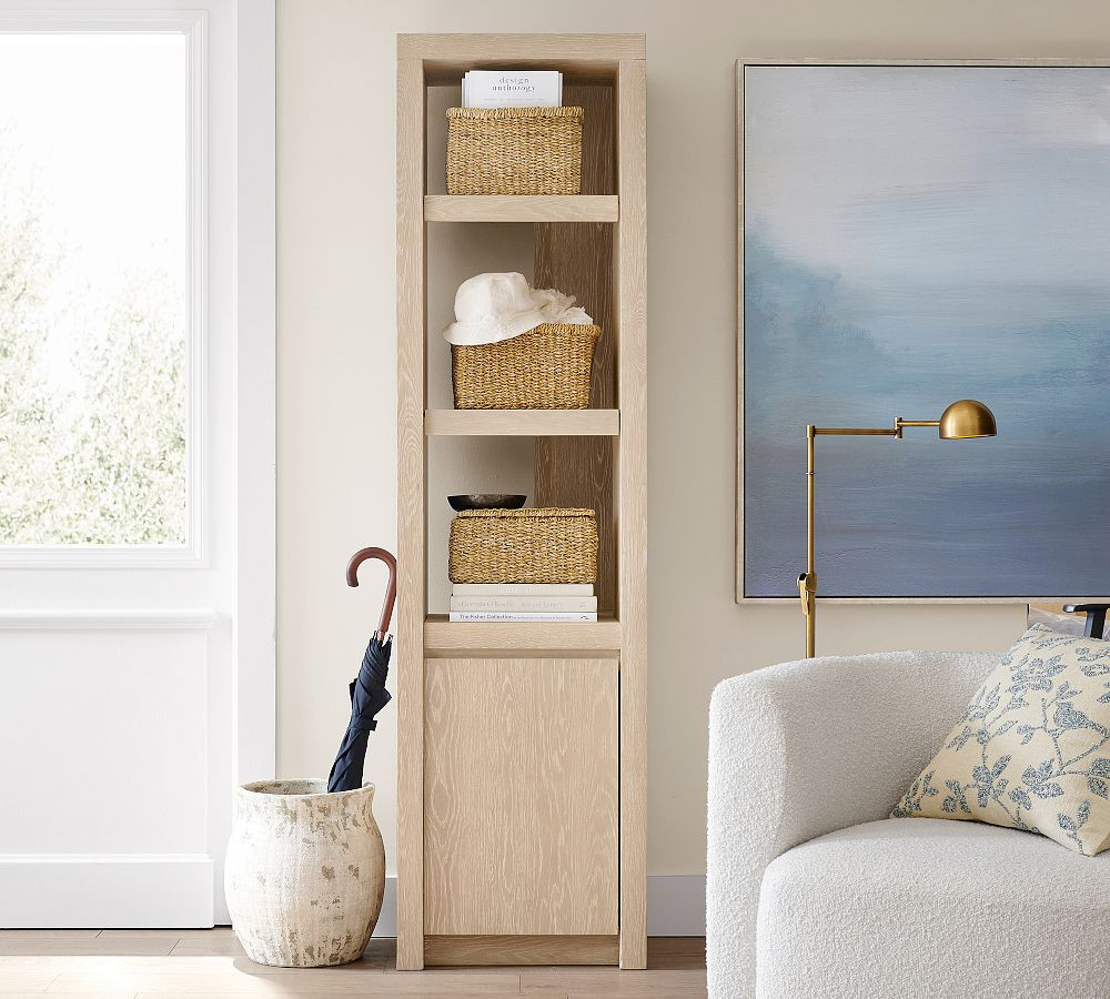 Newport Shelf with Cabinet (21.5"-43") | Pottery Barn (US)