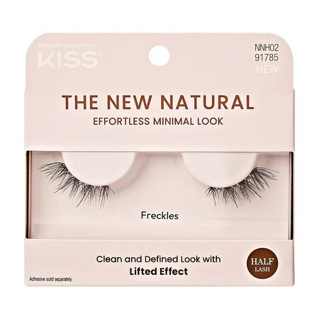 KISS The New Natural False Eyelashes Freckles 12 mm 1 Pair | Walmart (US)