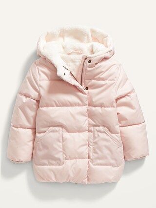 Unisex Hooded Long Frost-Free Puffer Jacket for Toddler | Old Navy (CA)