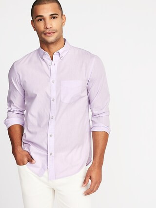 Old Navy Mens Slim-Fit Poplin Shirt For Men Lyra';S Lilac Size XXL | Old Navy US