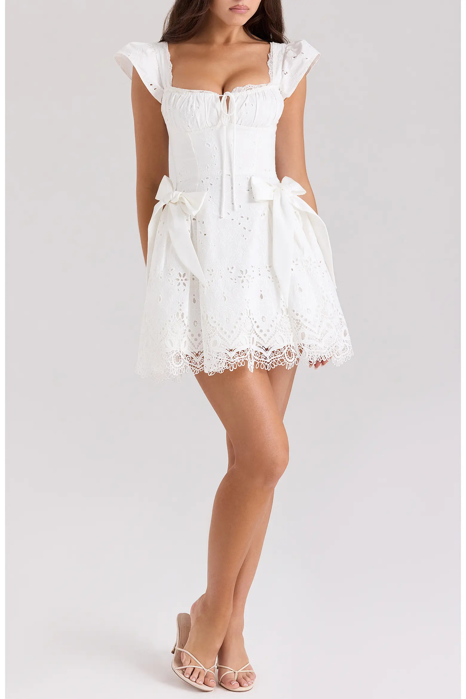 HOUSE OF CB Giglio Eyelet Minidress (Women) | Nordstrom | Nordstrom