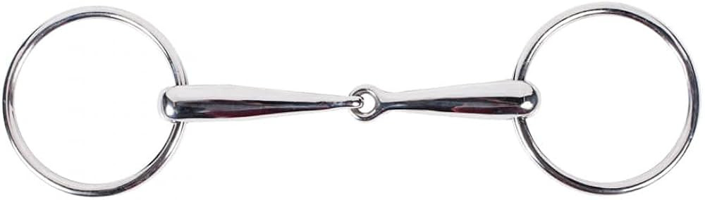 HORZE Jointed Loose Ring Snaffle Bit | Amazon (US)