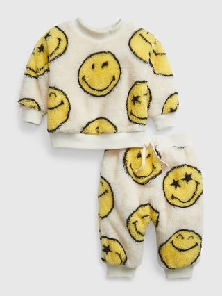 Gap × SmileyWorld® Baby Sherpa Outfit Set | Gap (US)