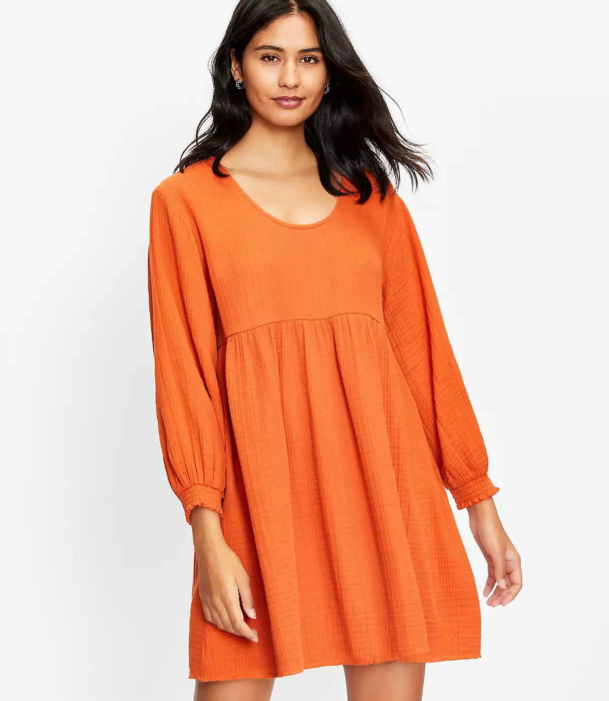 Scoop Neck Swing Dress | LOFT