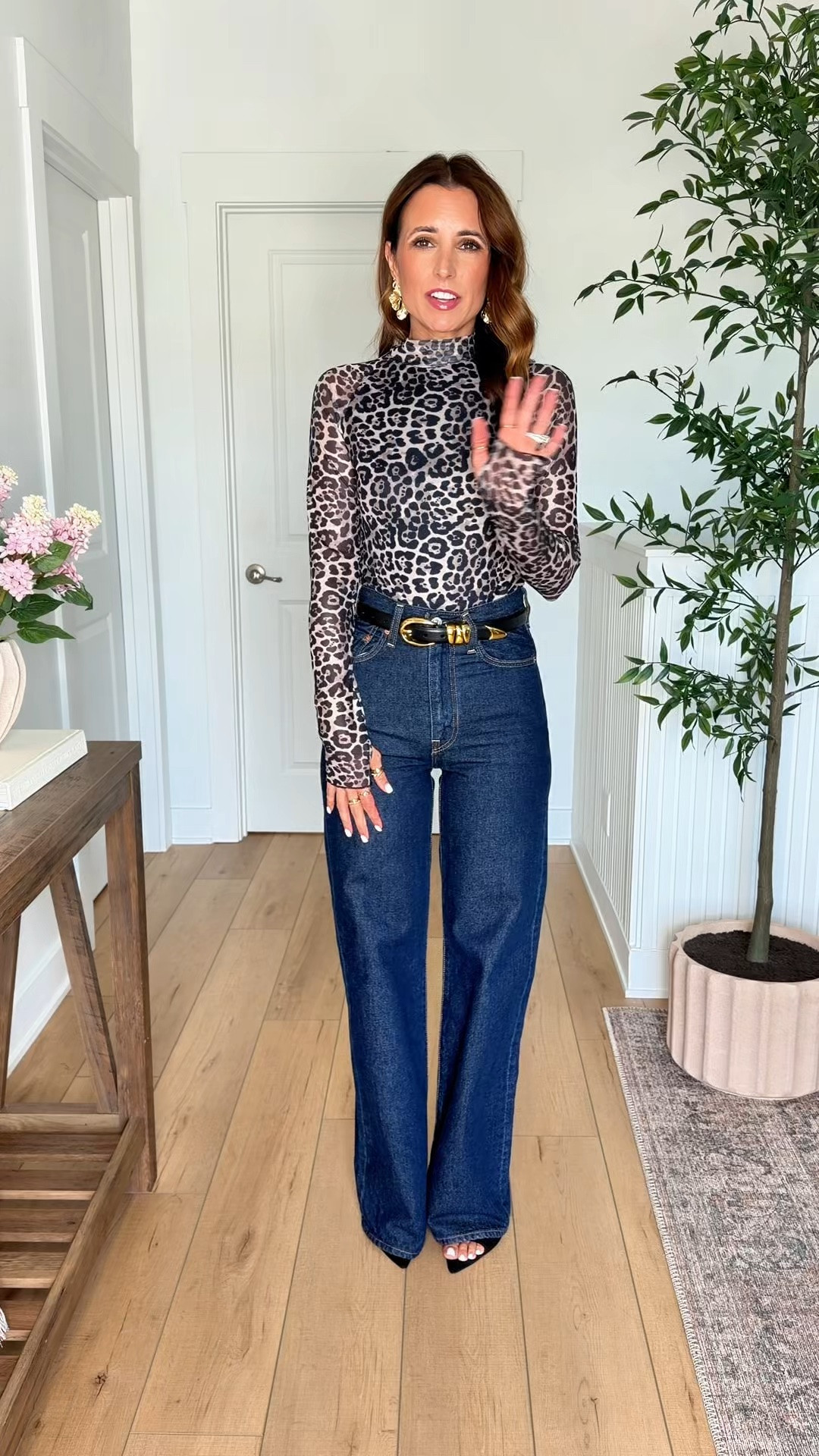 Amazon date night outfit. Amazon party outfit. Amazon dinner outfit. Amazon concert outfit. Amazon top in smallest size each. Levi wide leg jeans in size 24, color is ‘shaded view’ (these are full length on me and I need a heel). Madewell belt in XXS. Heels are TTS.

#LTKgrwm #LTKPetite #LTKootd