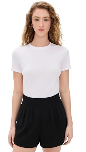 Theory Women's Tiny Tee, White, S | Amazon (US)