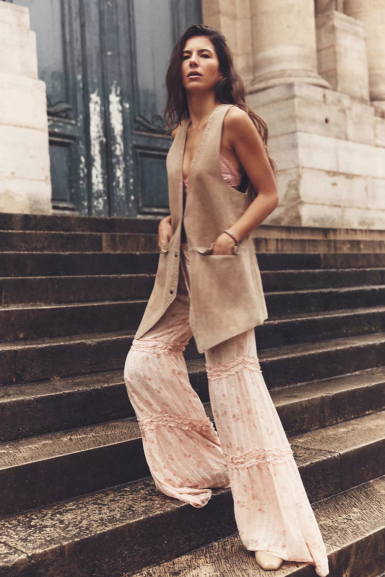 We The Free Low Rider Suede Vest | Free People (Global - UK&FR Excluded)