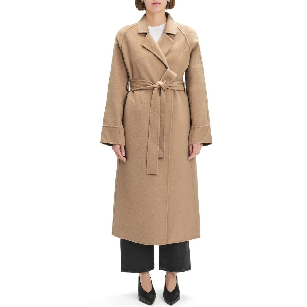 Favorite Daughter Women's The Paola Wool Blend Coat, Camel | Shop Simon