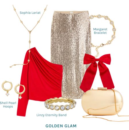 Holiday outfit idea

Sequins skirt 
Red sweater 
Victoria Emerson jewelry on sale 

#LTKHoliday #LTKCyberWeek #LTKsalealert