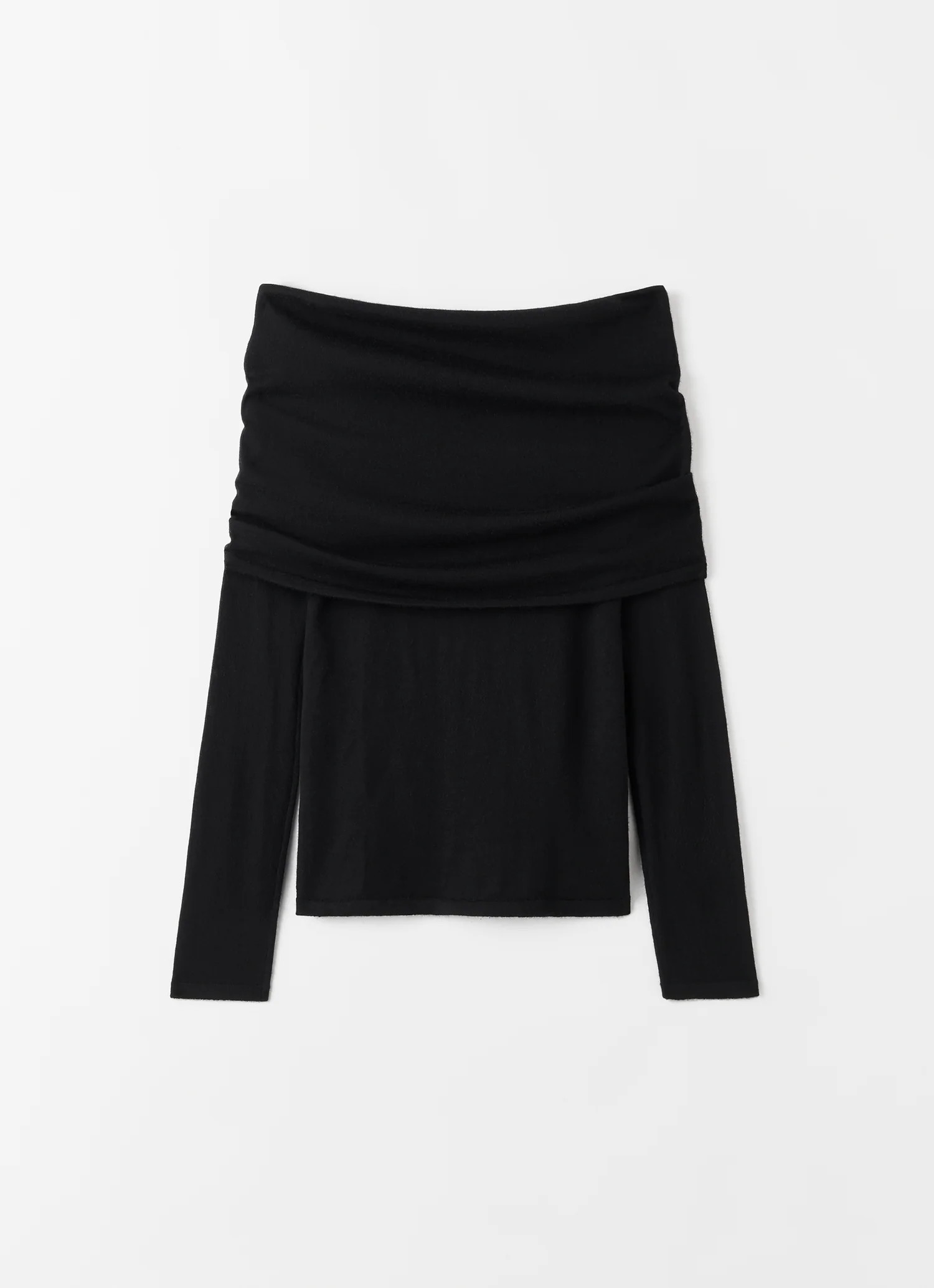 Cara Off Shoulder Top, black | Almada Label